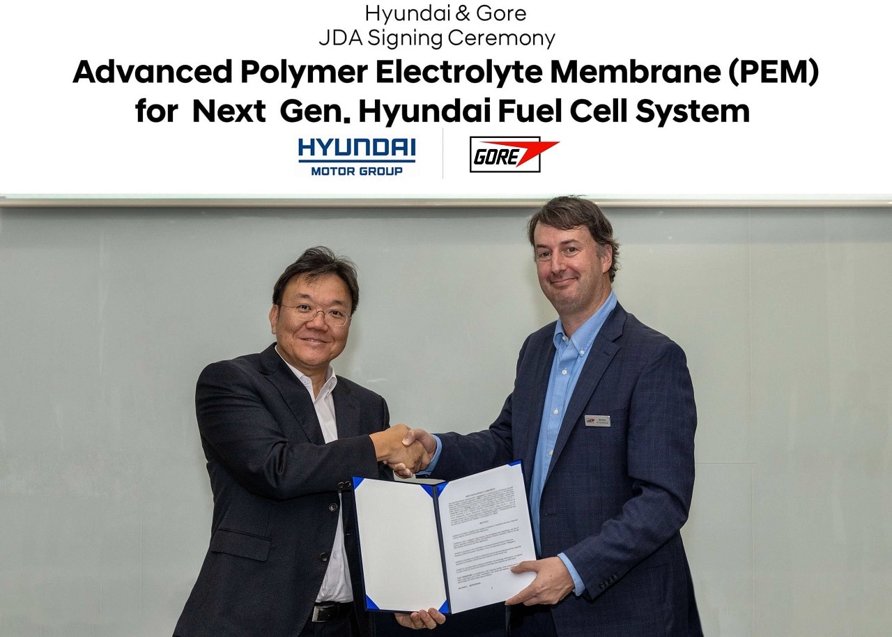 Hyundai e Kia sviluppano membrane polimeriche con Gore