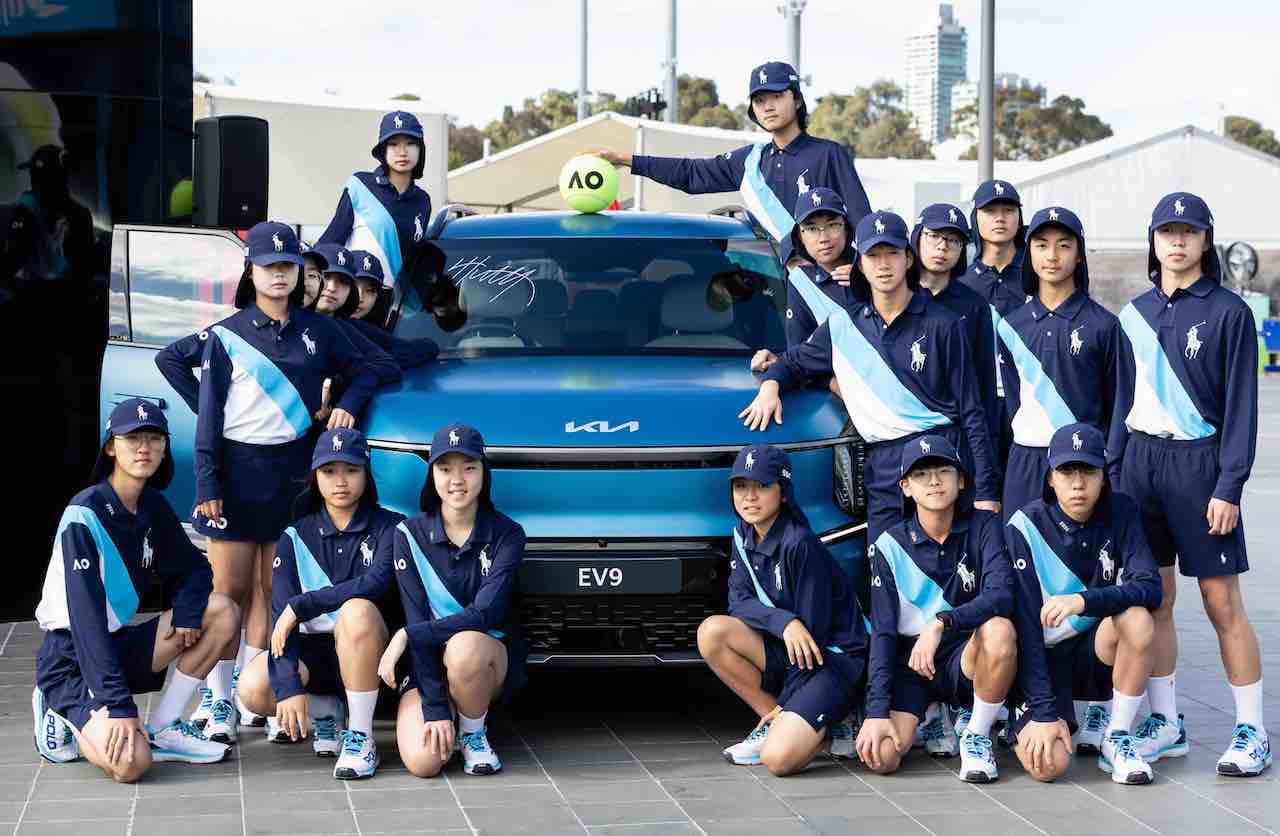 Kia: la gamma elettrica in primo piano all’Australian Open 2024