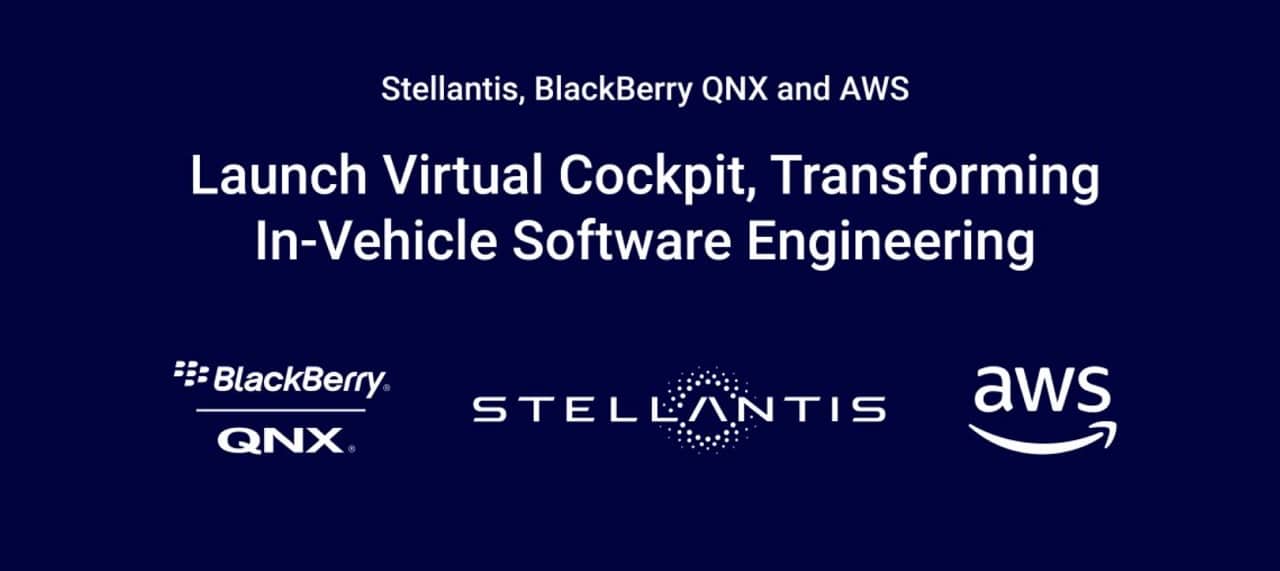 Stellantis, BlackBerry QNX e AWS lanciano il cockpit virtuale