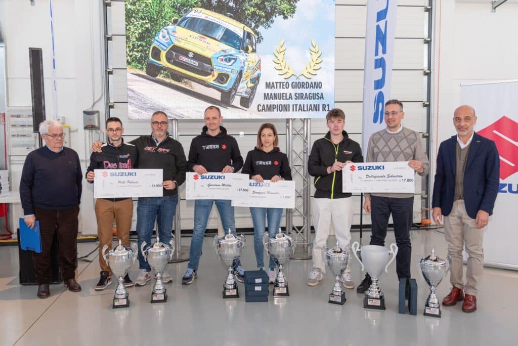 I Vincitori del Campionato Suzuki Motorsport 2023 sono pronti per la stagione 2024