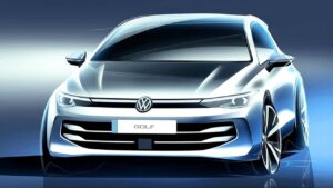 Volkswagen Golf Restyling 2024: pubblicati i bozzetti ufficiali