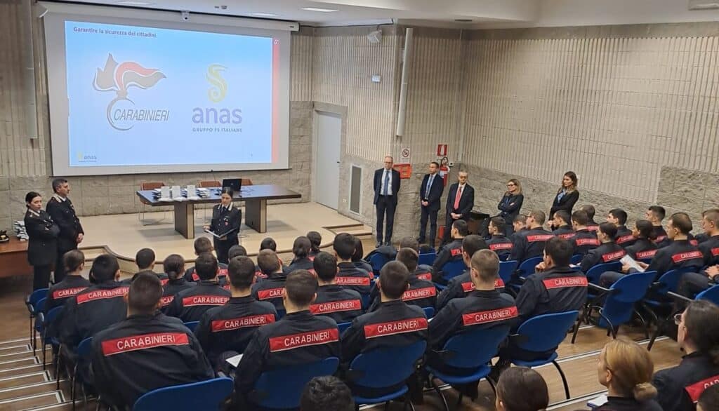 sicurezza stradale Anas e Allievi Carabinieri