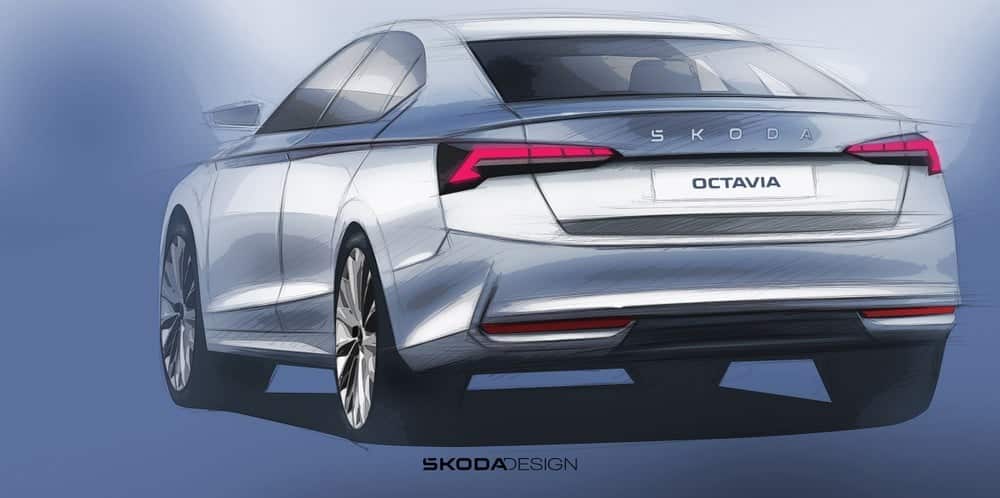 Skoda Octavia 2024: restyling in arrivo con nuove funzionalità e design [TEASER]