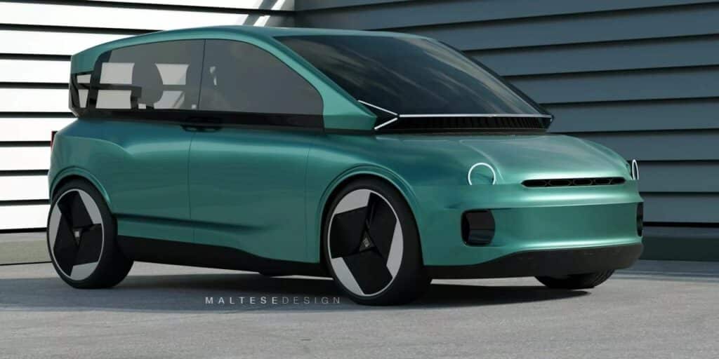 Nuova Fiat Multipla: reinterpretazione in chiave moderna del minivan [RENDER]