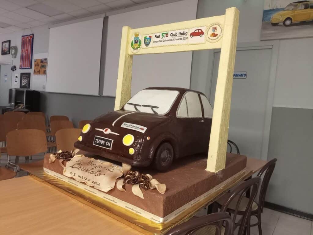 Fiat 500 di cioccolato