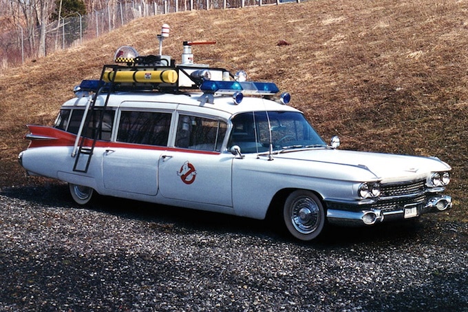 Ghostbusters, l’auto Ecto-1 protagonista nel week-end a Mirabilandia