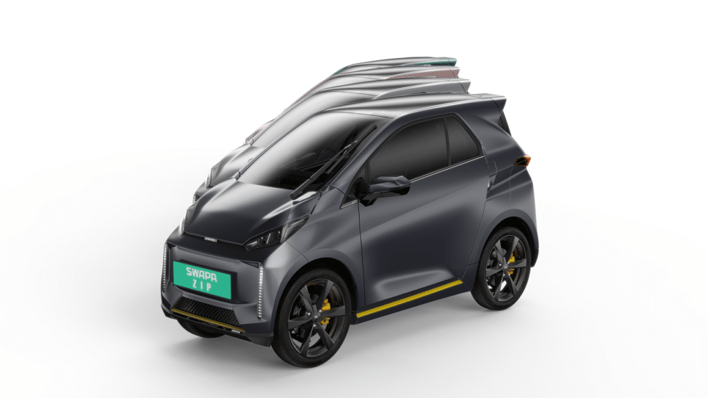 Swapa Zip: presentata la nuova micro-car elettrica