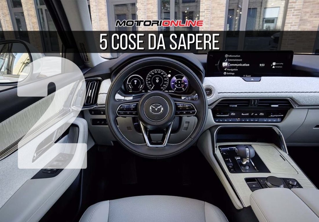 Interni e materiali. La filosofia umano-centrica di Mazda CX-60 [5 COSE DA SAPERE – #2]