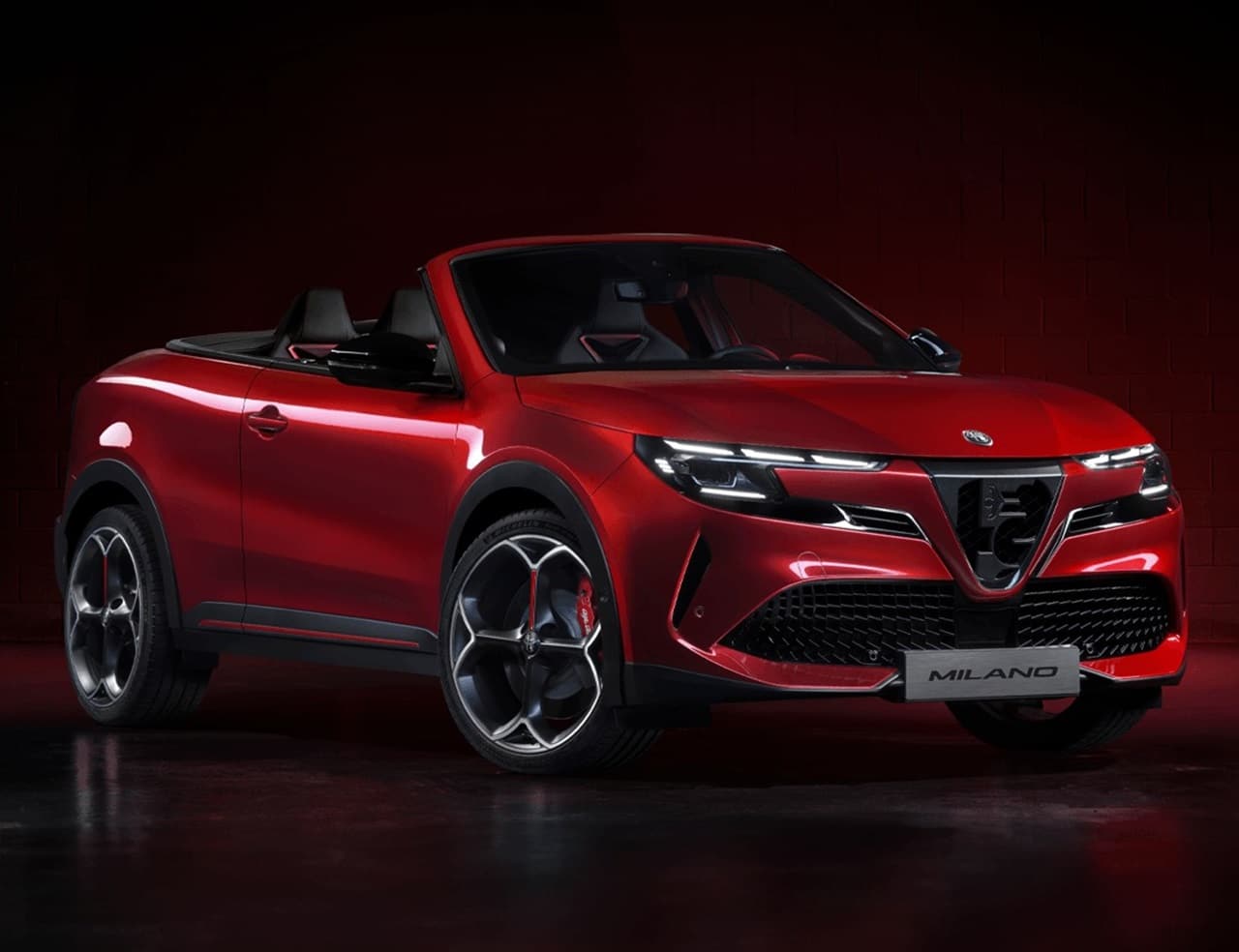 Alfa Romeo Milano Cabrio: ipotesi suggestiva dal web [RENDER]