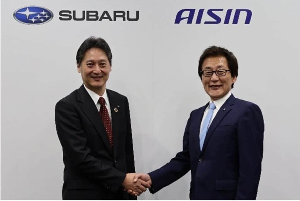 Subaru e Aisin svilupperanno insieme eAxle per veicoli elettrificati