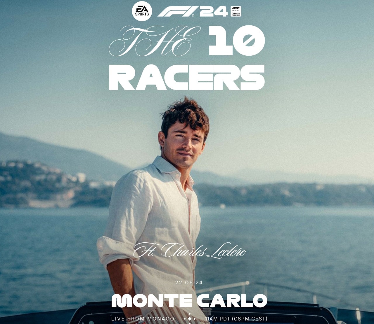 EA Sports F1 24: Electronic Arts celebra il lancio con la gara “The 10 Racers”