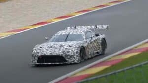 Toyota GR GT3: il prototipo avvistato a Spa-Francorchamps [VIDEO SPIA]