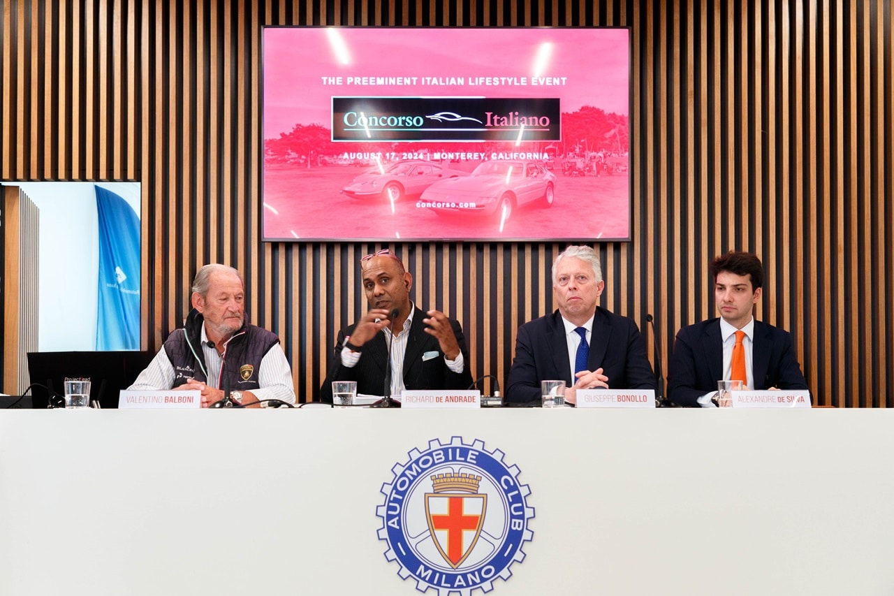 Concorso Italiano 2024 si svolgerà alla Monterey Car Week il 17 agosto