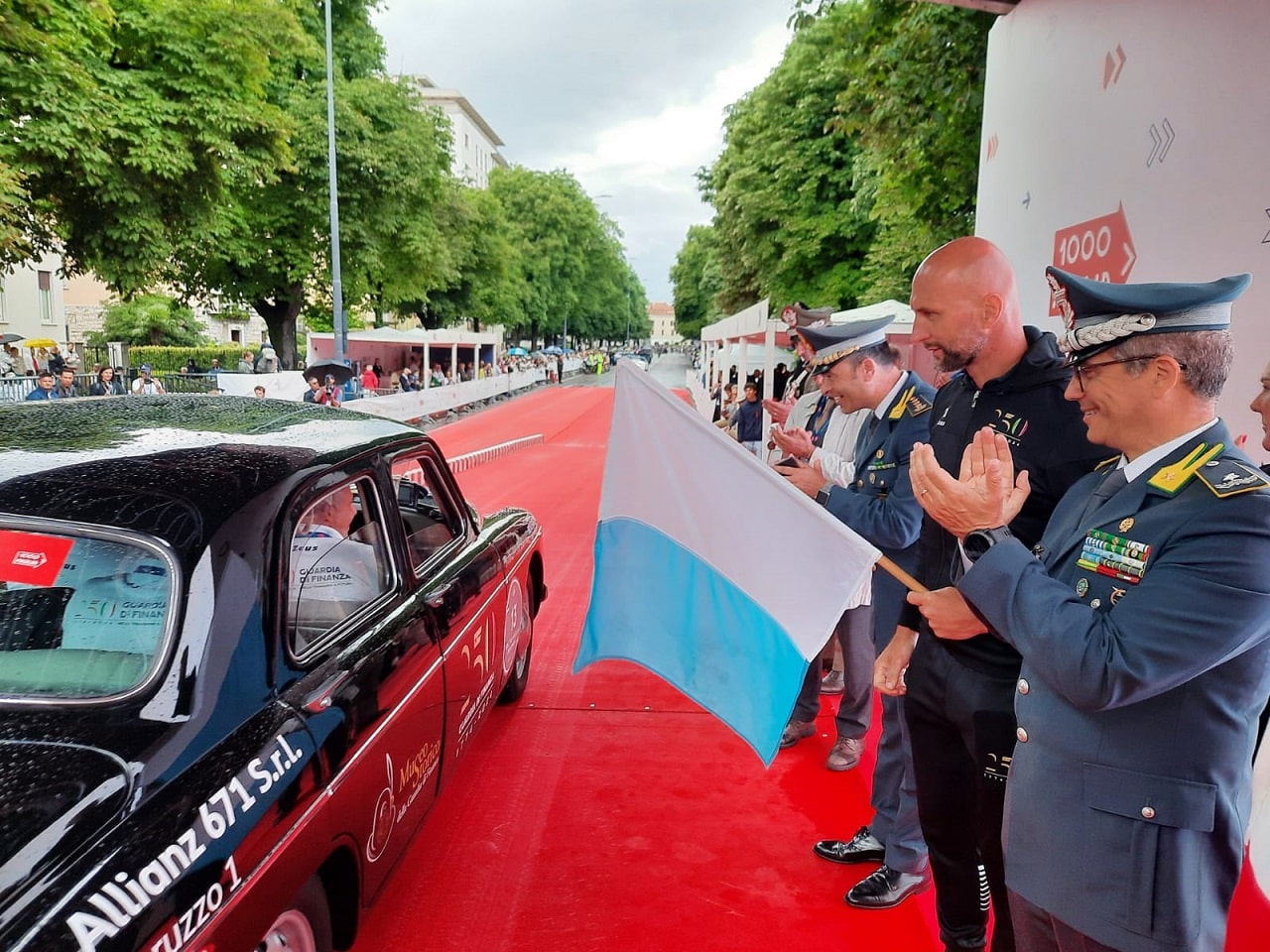 1000 Miglia 2024: la Guardia di Finanza presente con due vetture storiche
