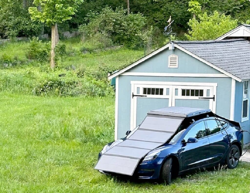 caricabatterie solare per auto elettriche di GoSun 1