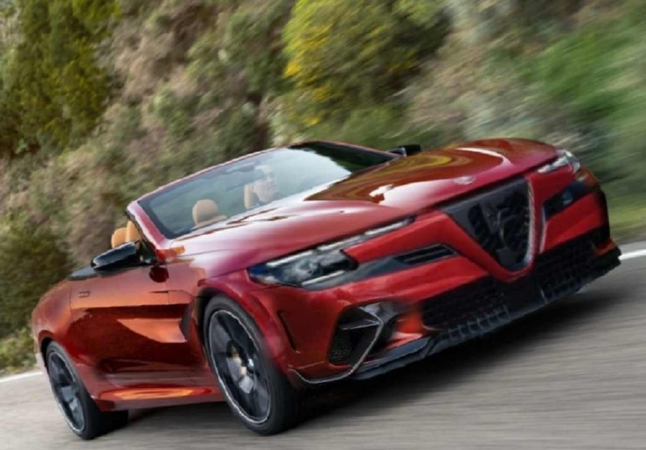 Nuova Alfa Romeo Giulia Cabrio: ecco quale potrebbe essere il suo aspetto [RENDER]