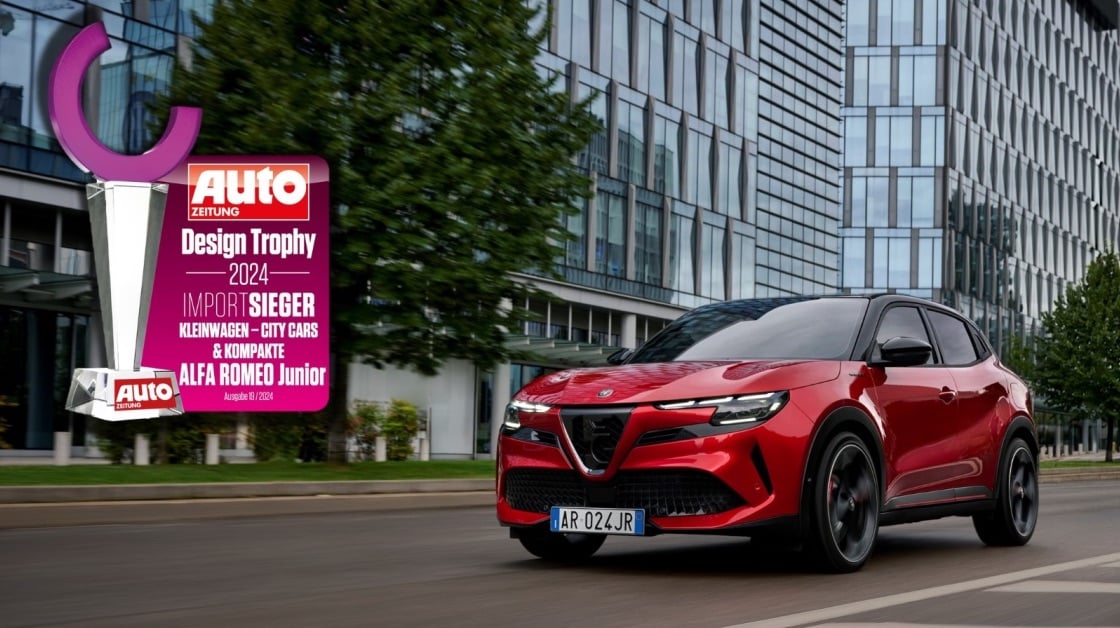 Alfa Romeo Junior: il primo riconoscimento sul design arriva dalla Germania