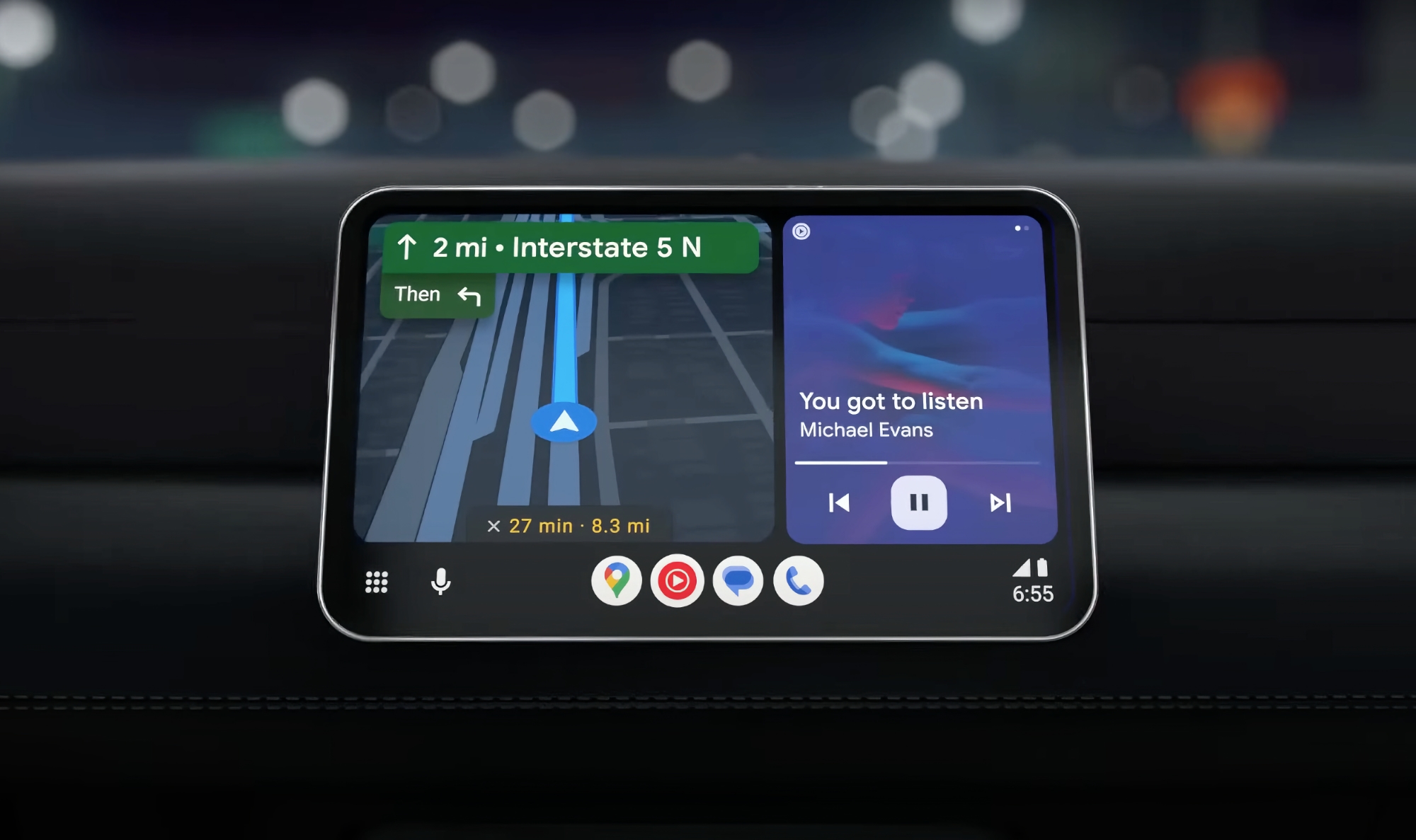 Android Auto si rinnova: l’Assistente Google adotta un look simile a Siri
