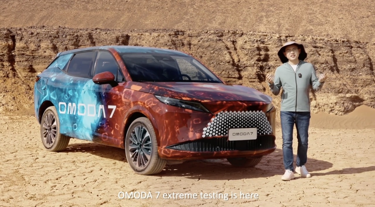 Omoda 7: i test del nuovo SUV al caldo estremo di Turpan
