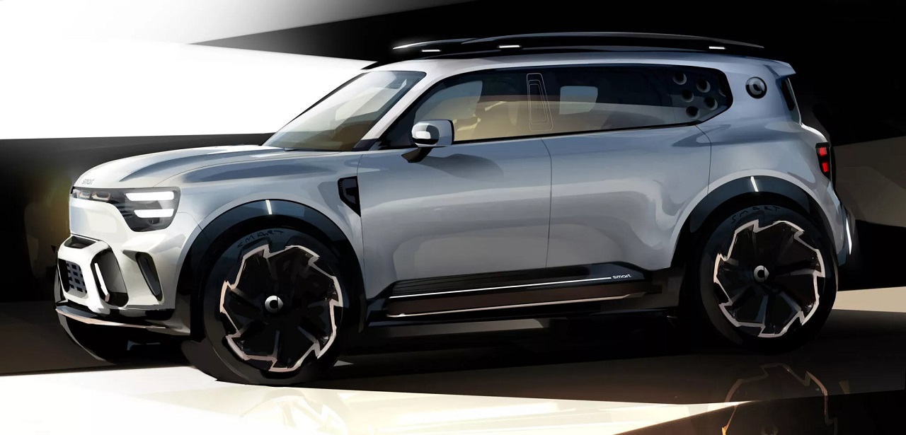 Smart #5: nuove immagini in attesa del debutto del 28 agosto