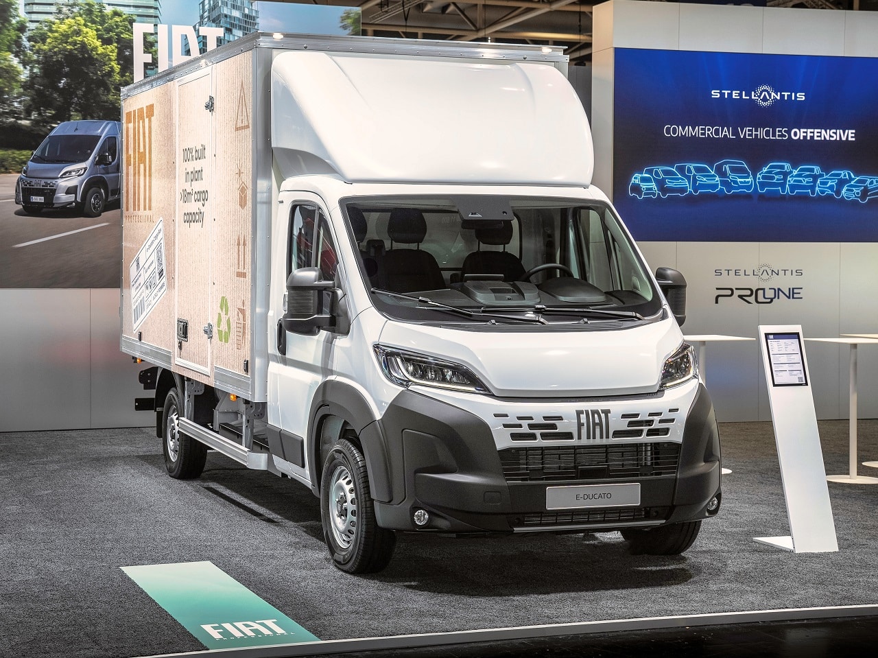 Fiat E-Ducato Cargo Box fa il suo debutto all’IAA Transportation 2024