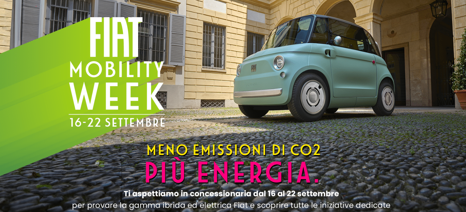 Fiat protagonista della Settimana Europea della Mobilità 2024 con iniziative straordinarie