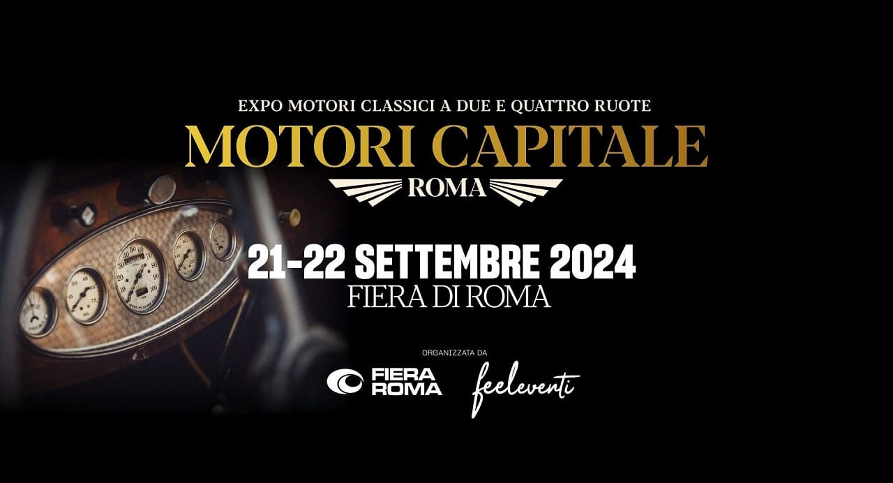 Fiera Roma inaugura la prima edizione di Motori Capitale il 21 e 22 settembre