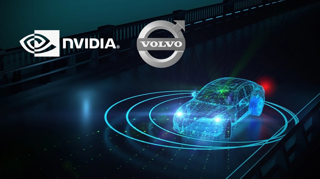 Volvo Cars punta sul software Nvidia per i futuri veicoli elettrici