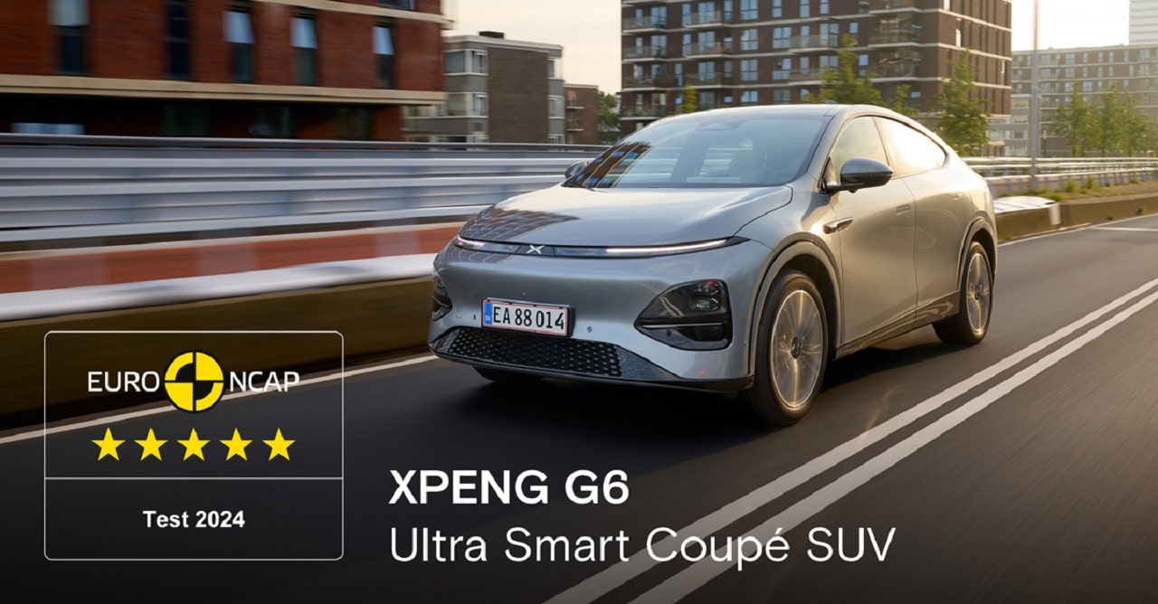 Xpeng G6 ha ricevuto cinque stelle per la sicurezza da Euro NCAP 2024 [VIDEO]