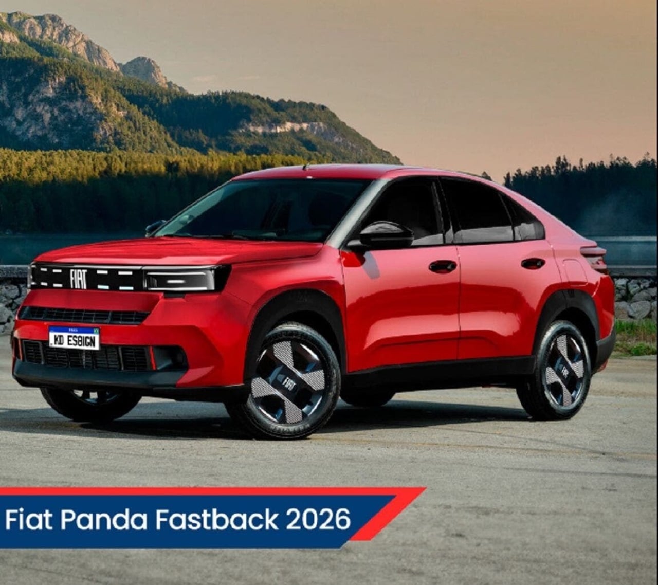 Fiat Panda Fastback: il SUV Fastback pronto a stupire nel 2026 [RENDER]