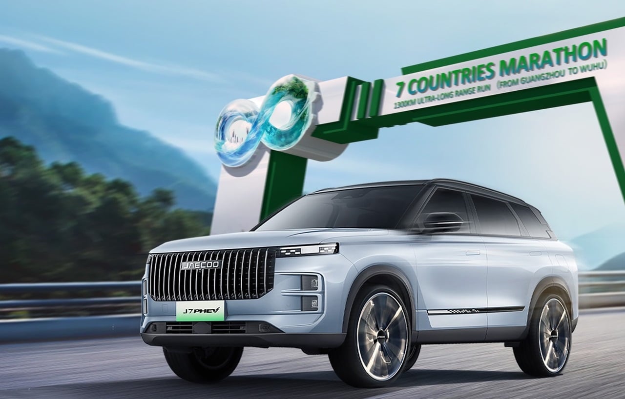 Jaecoo 7 PHEV percorrerà 1.300 km con un pieno