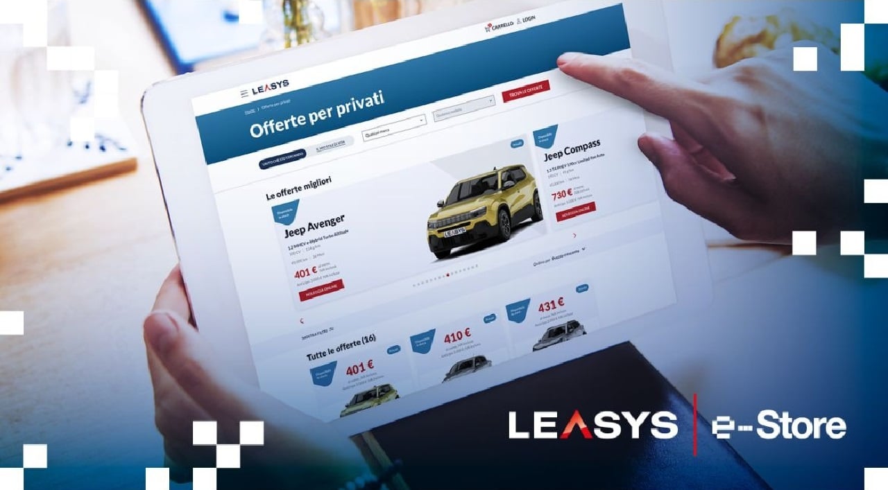 Leasys lancia il suo nuovo marketplace digitale Leasys e-Store