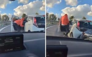Napoli, tentata rapina nel traffico: donna aggredita e trascinata fuori dall’auto [VIDEO]