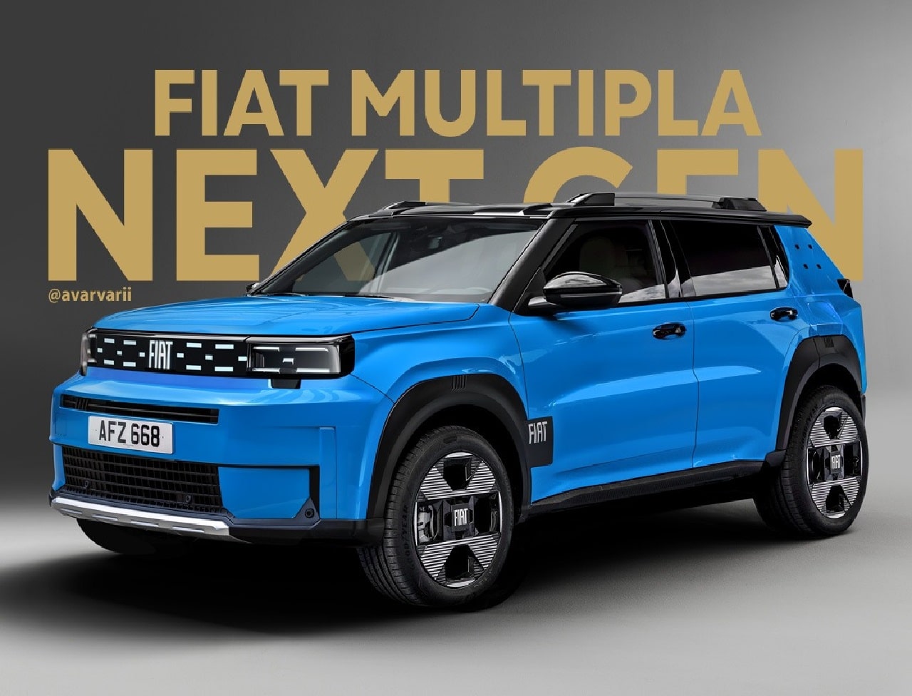 Nuova Fiat Multipla: sarà questo il design del rivale di Dacia Duster? [RENDER]