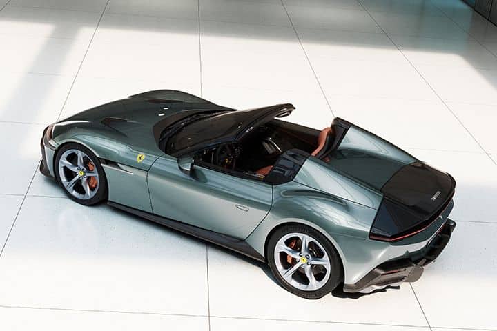 La Ferrari 12Cilindri Spider: un connubio di potenza e lusso a cielo aperto. Le caratteristiche