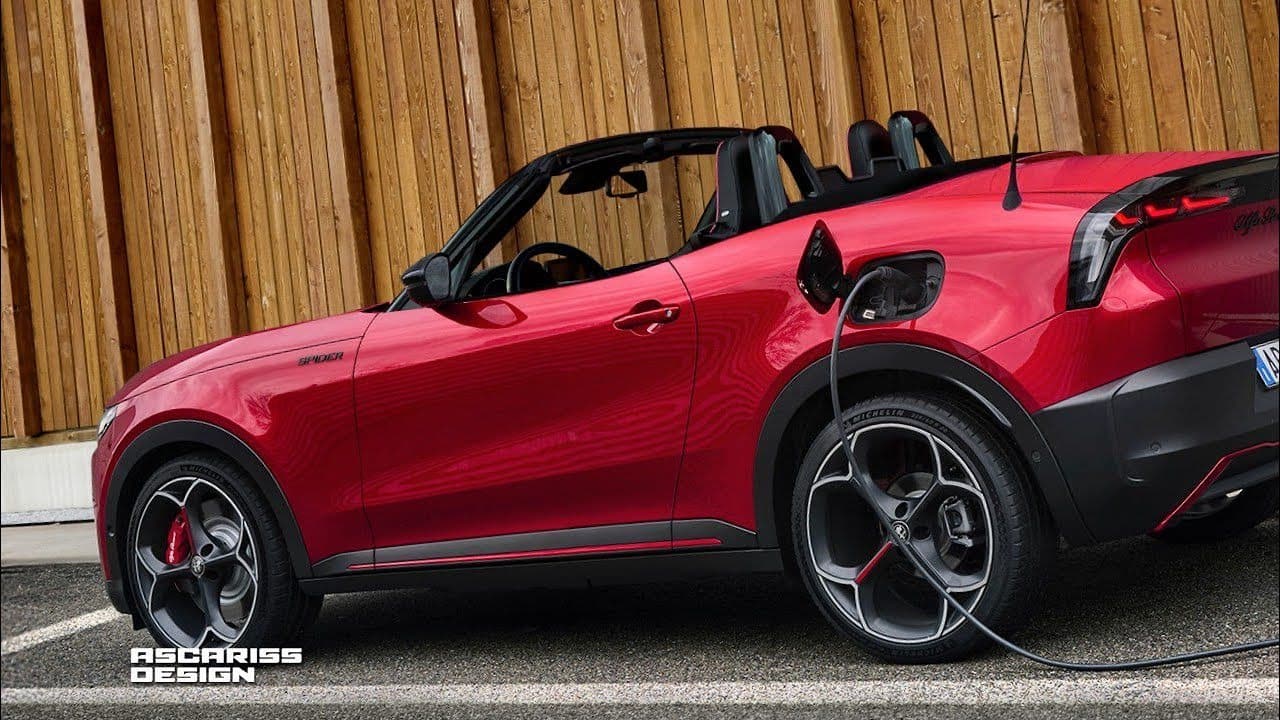 Alfa Romeo Junior Spider: ecco che design avrebbe [VIDEO RENDER]