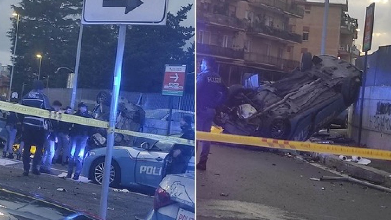 Roma: incidente tra due volanti della Polizia, muore agente