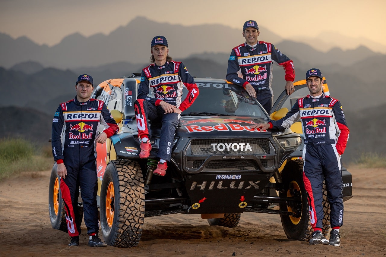 Toyota Gazoo Racing è pronta per affrontare la Dakar 2025