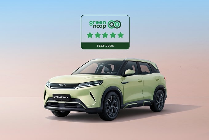 BYD Atto 2 conquista le cinque stelle Green NCAP