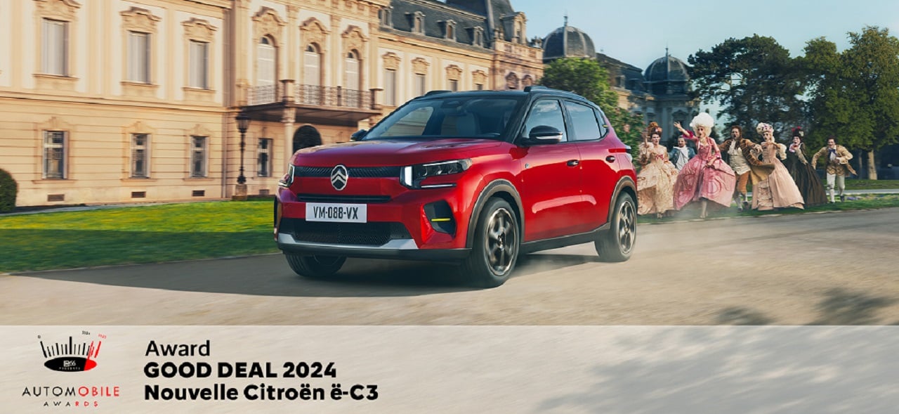 Citroën ë-C3 si è aggiudicata il premio “Good Deal 2024” per il miglior rapporto qualità-prezzo