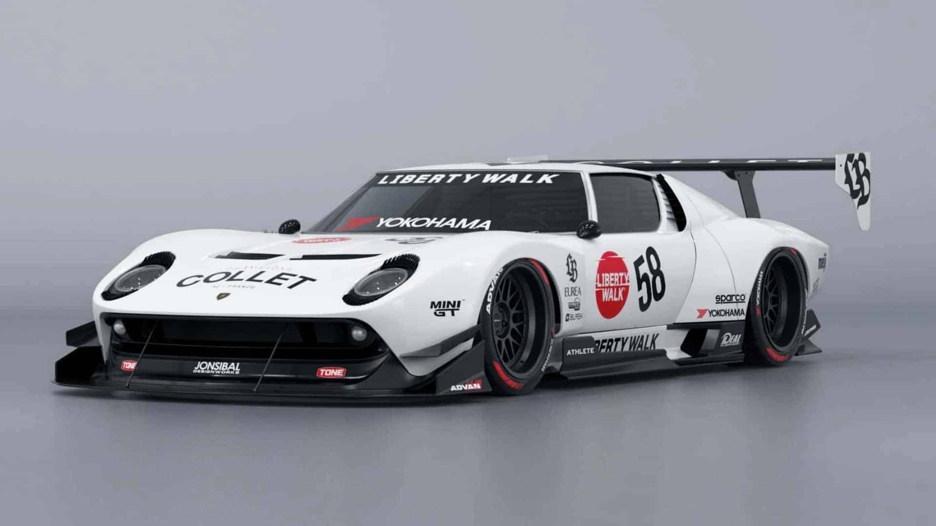 Liberty Walk trasforma la Lamborghini Miura: debutto al Salone dell’Auto di Tokyo