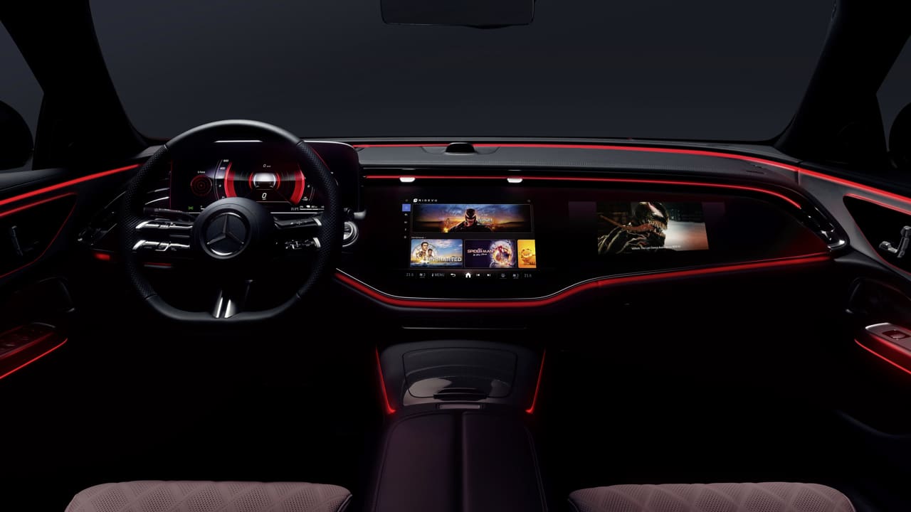 Mercedes: il cinema arriva sulle auto della Stella al CES 2025