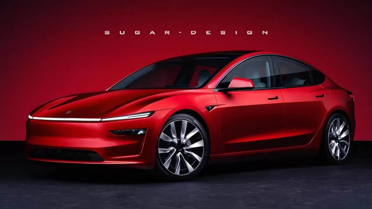 Tesla Model 3: ecco come sarebbe in stile Model Y Juniper [RENDER]