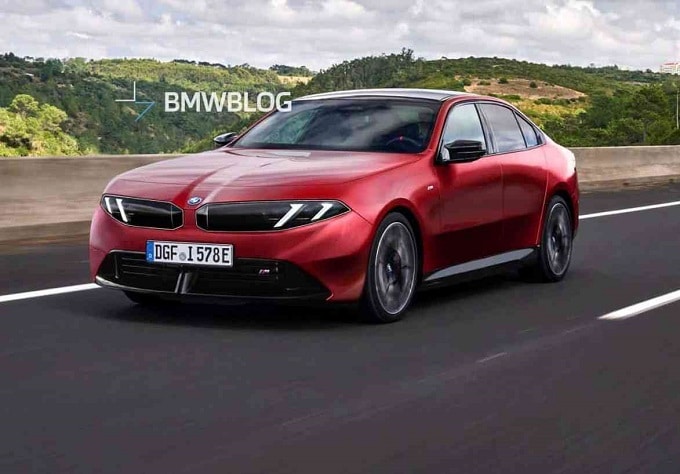 Nuova BMW Serie 3 M350 immaginata in veste Neue Klasse [RENDER]