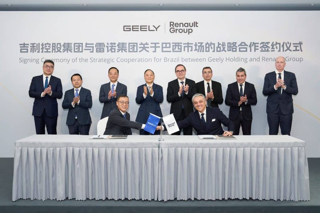 Gruppo Renault e Geely siglano accordo per nuova collaborazione in Brasile