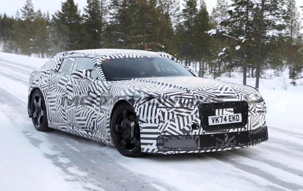 Jaguar Type 00: le prime FOTO SPIA della versione di serie della GT elettrica