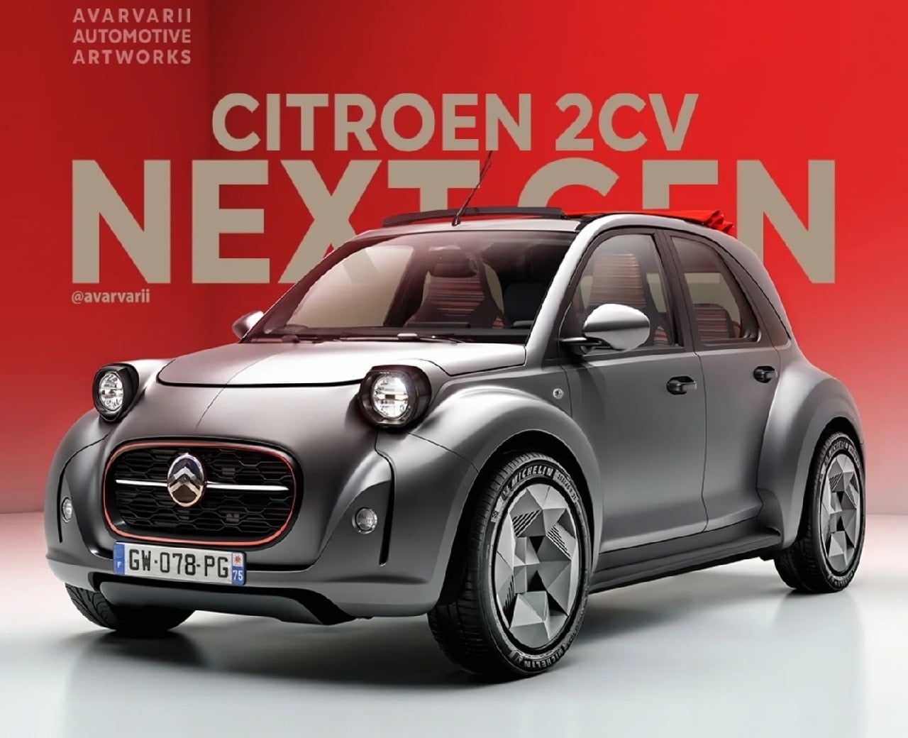 Nuova Citroen 2CV: ecco come viene immaginato il suo design [RENDER]