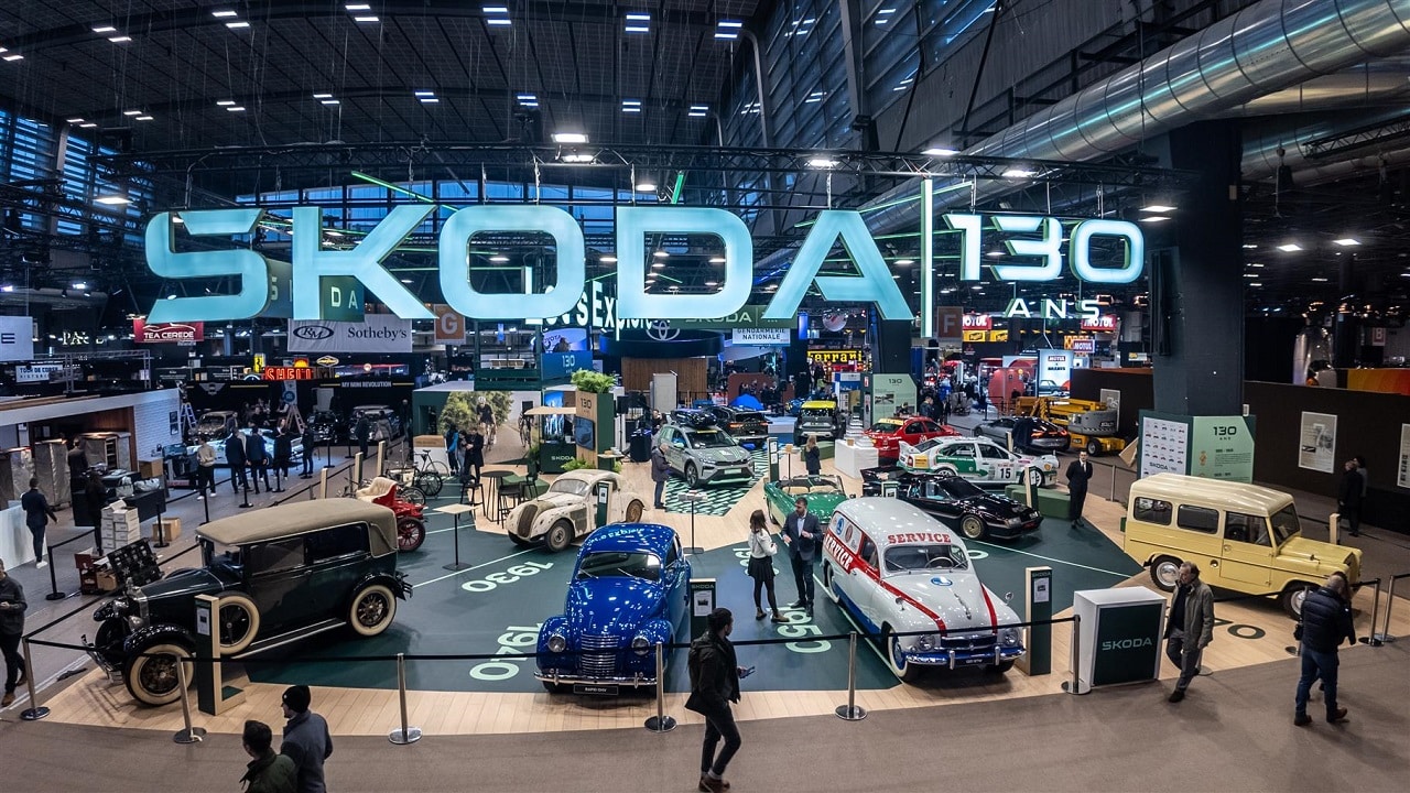 Skoda festeggia il suo 130° anniversario a Rétromobile