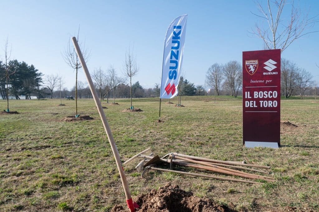 Suzuki e Torino FC: nasce il Bosco del Toro per una città ancora più verde