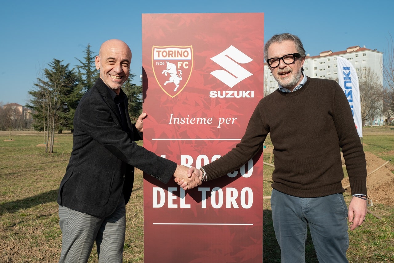 Suzuki e Torino FC: nasce il Bosco del Toro per una città ancora più verde